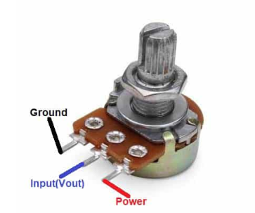 Pinout of a Potentiometer