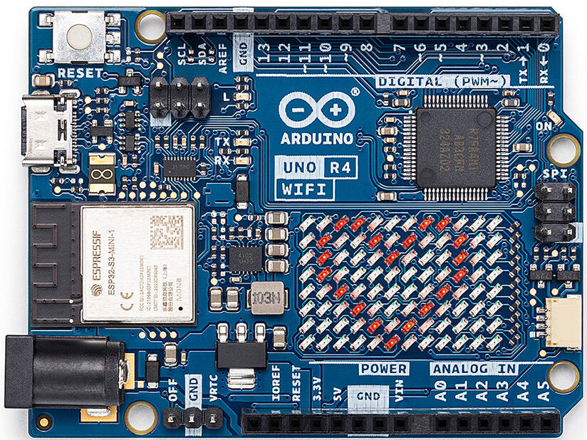 Arduino UNO R4 Wi-Fi Board, a newly launched board, used for Advance Arduino Projects