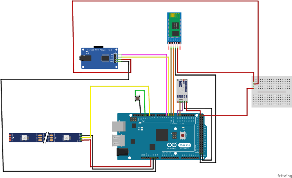 Circuit Diagram-1 of "Call of Duty Domination Game Project" with Arduino