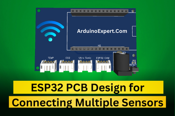 PCB Design for Connecting Multiple Sensors with ESP32 Smart Sensor