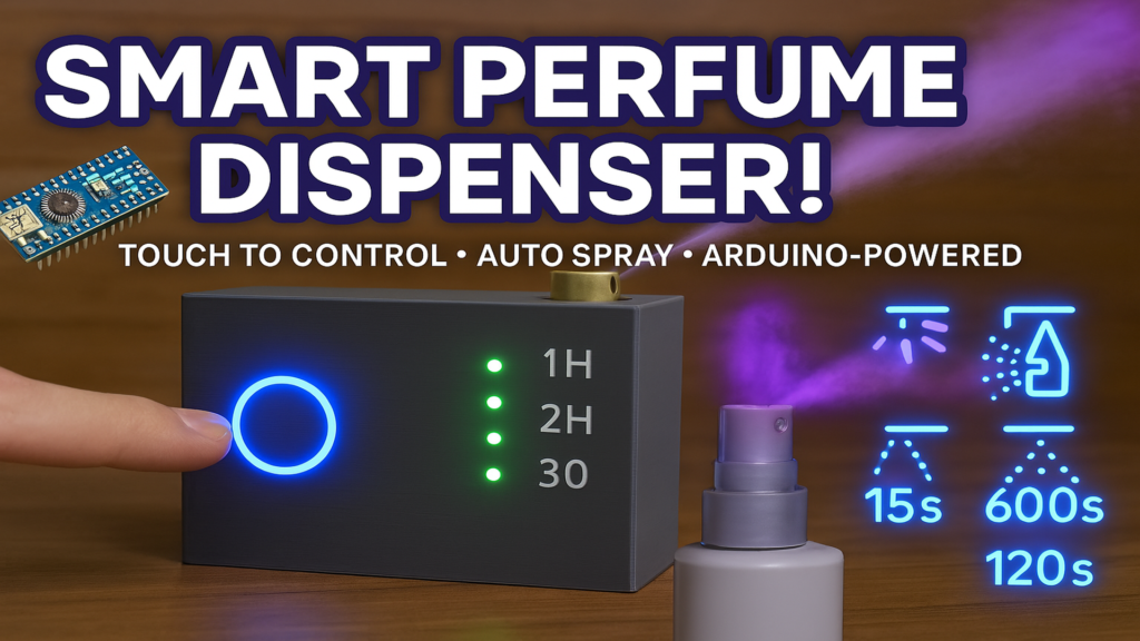 Smart and Automatic Perfume Atomizer/Dispenser by using Arduino