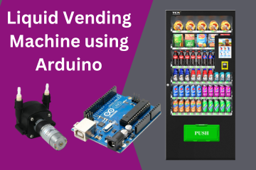 Liquid Vending Machine using Arduino Mega and Peristatic Pump