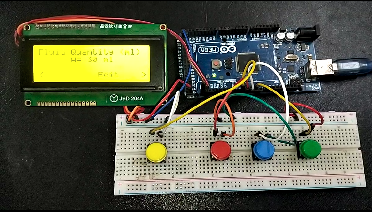 Picture of Liquid Vending Machine using Arduino